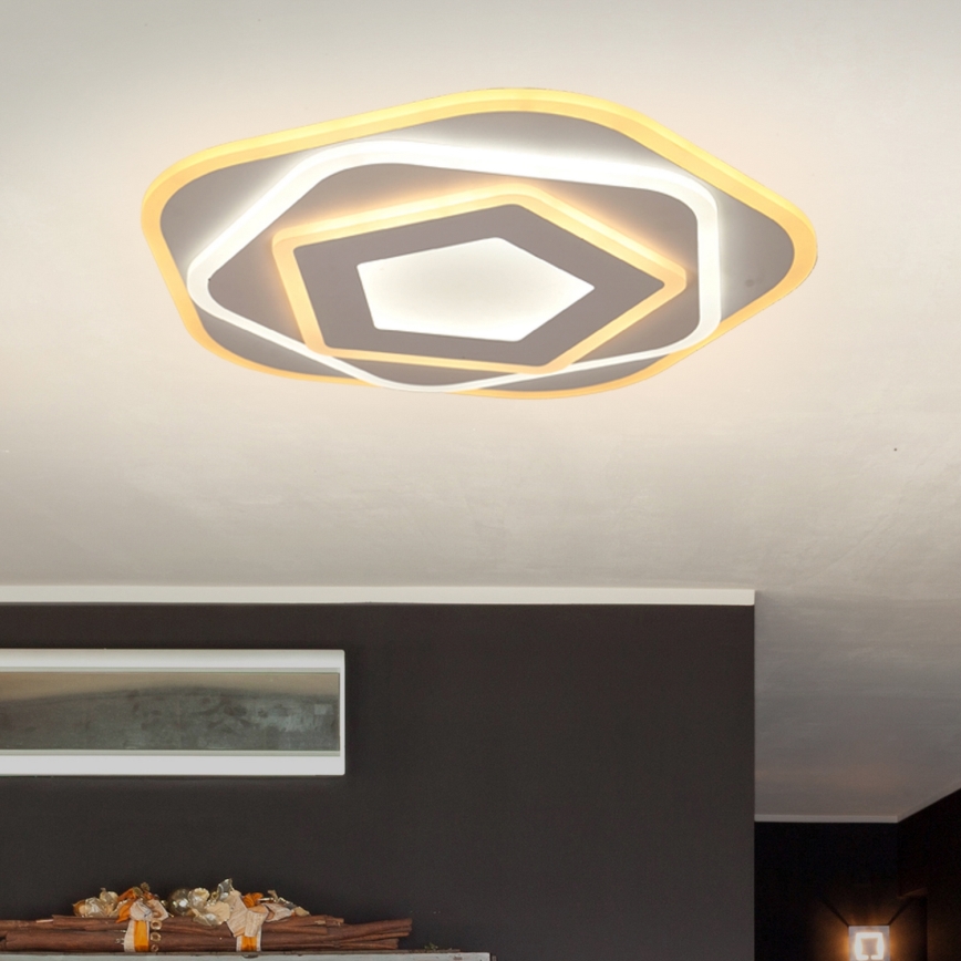 Brilagi - Dimmbare LED-Deckenleuchte MODERN MINI LED/53W/230V 3000/4000/6000K + Fernbedienung