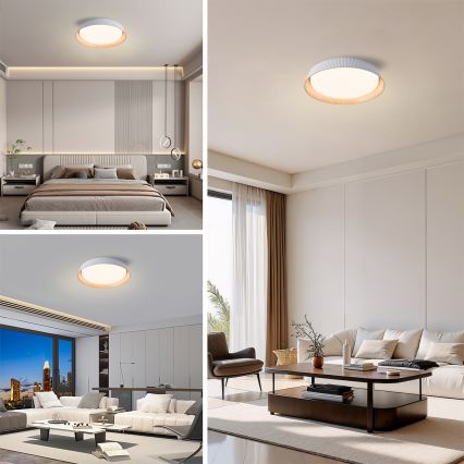 Brilagi - ORINO LED-Deckenleuchte, dimmbar, 54W/230V, 3000-6000K, weiß, Ø 43 cm + Fernbedienung