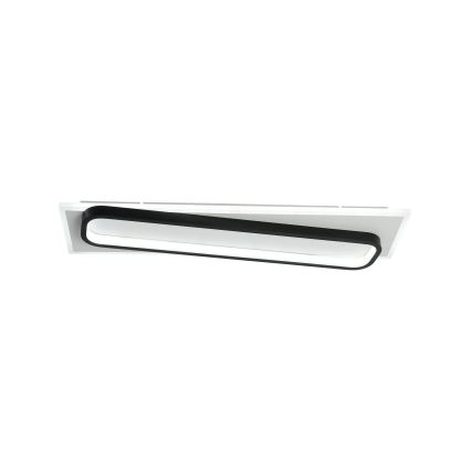 Brilagi - dimmbare LED-Deckenleuchte OUTLINE LED/52W/230V 3000-6000K 15x60 cm weiß/schwarz + Fernbedienung