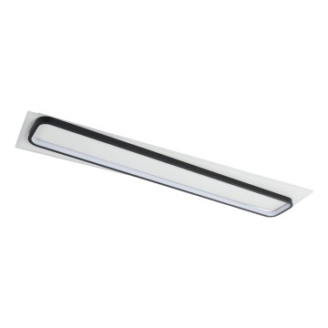 Brilagi - Dimmbare LED-Deckenleuchte OUTLINE LED/90W/230V 3000-6000K 18x100 cm weiß/schwarz + Fernbedienung
