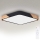 Brilagi - Dimmbare LED-Deckenleuchte PILANA LED/48W/230V 3000-6500K Eiche/Schwarz 56x56 cm + Fernbedienung