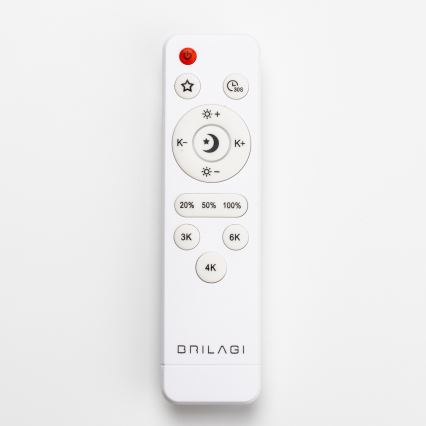 Brilagi - LED-dimmbare Deckenleuchte PINE LED/60W/230V Holz Ø 52 cm 3000-6500K + Fernbedienung