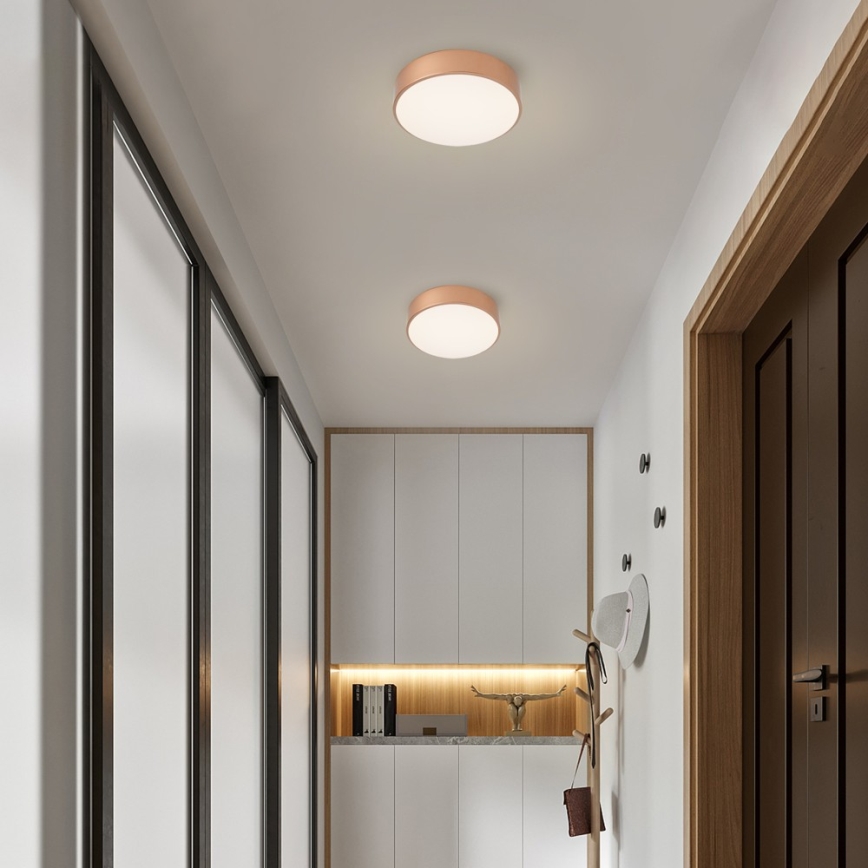 BRILAGI - dimmbare LED-Deckenleuchte POOL LED/24W/230V 3000-6000K Ø 20 cm kupferfarben + Fernbedienung