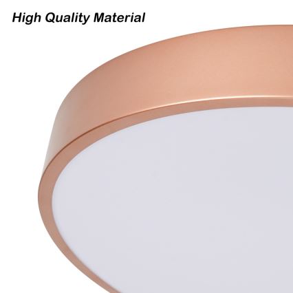 BRILAGI - dimmbare LED-Deckenleuchte POOL LED/24W/230V 3000-6000K Ø 20 cm kupferfarben + Fernbedienung