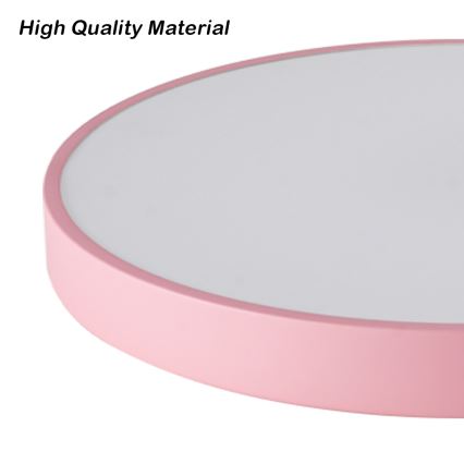 Brilagi - Dimmbare LED-Deckenleuchte POOL LED/36W/230V 3000-6000K Ø 30 cm rosa + Fernbedienung