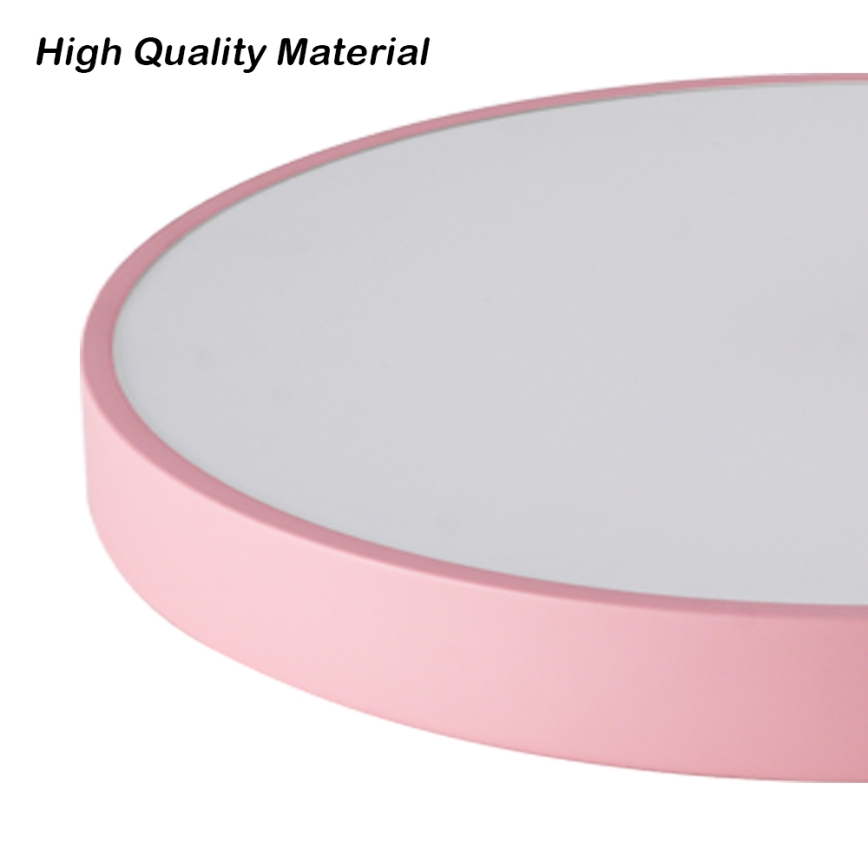 Brilagi - Dimmbare LED-Deckenleuchte POOL LED/36W/230V 3000-6000K Ø 30 cm rosa + Fernbedienung