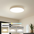 Brilagi - Dimmbare LED-Deckenleuchte POOL LED/60W/230V 3000-6000K Ø 60 cm beige + Fernbedienung