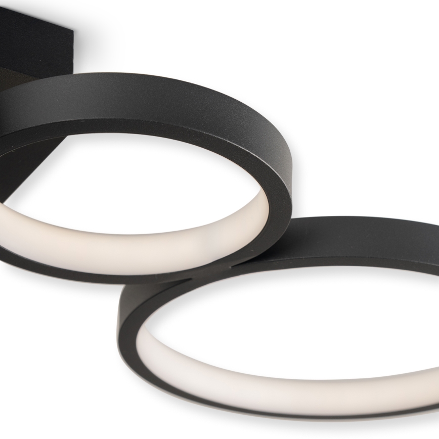 Brilagi - dimmbare LED-Deckenleuchte RINGO LED/34W/230V 3000-6000K 28x84 cm schwarz + Fernbedienung