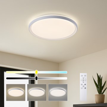 Brilagi - dimmbare LED-Deckenleuchte RIVO LED/72W/230V 3000–6000K weiß Ø 50 cm + Fernbedienung