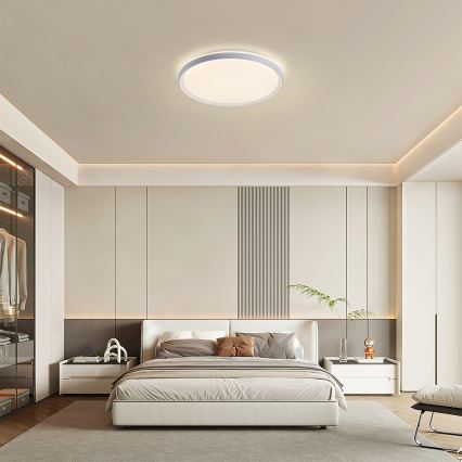 Brilagi - dimmbare LED-Deckenleuchte RIVO LED/72W/230V 3000–6000K weiß Ø 50 cm + Fernbedienung