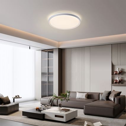 Brilagi - dimmbare LED-Deckenleuchte RIVO LED/72W/230V 3000–6000K weiß Ø 50 cm + Fernbedienung