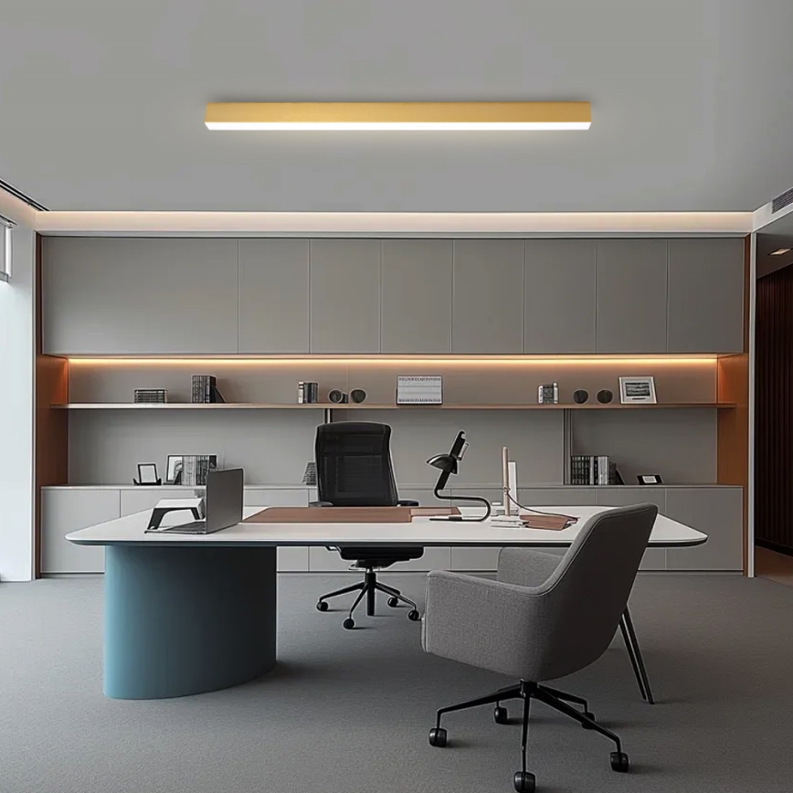 Brilagi - LED-dimmbare Deckenleuchte SLEEKLINE SMART LED/40W/230V 3000-6000K Wi-Fi Tuya goldfarben + Fernbedienung