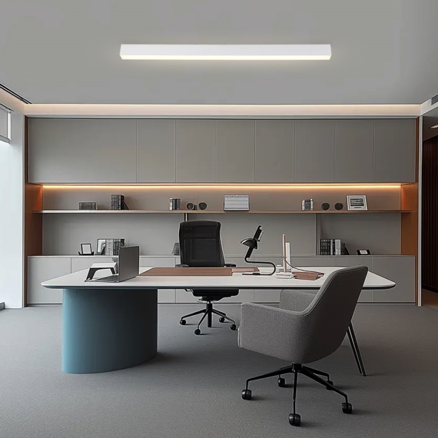 Brilagi - Dimmbare LED-Deckenleuchte SLEEKLINE SMART LED/40W/230V 3000-6000K Wi-Fi Tuya weiß + Fernbedienung