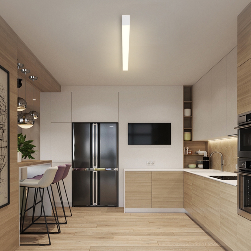 Brilagi - Dimmbare LED-Deckenleuchte SLEEKLINE SMART LED/40W/230V 3000-6000K Wi-Fi Tuya weiß + Fernbedienung