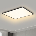 Brilagi - Dimmbare LED-Deckenleuchte SLIMFRAME LED/58W/230V 60x60 cm 3000-6000K schwarz + Fernbedienung