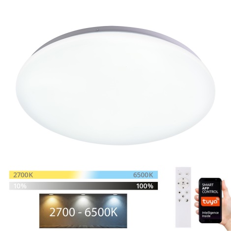 Brilagi – Dimmbare LED-Deckenleuchte SMART LED/24W/230V 2700-6500K Wi-Fi Tuya + Fernbedienung