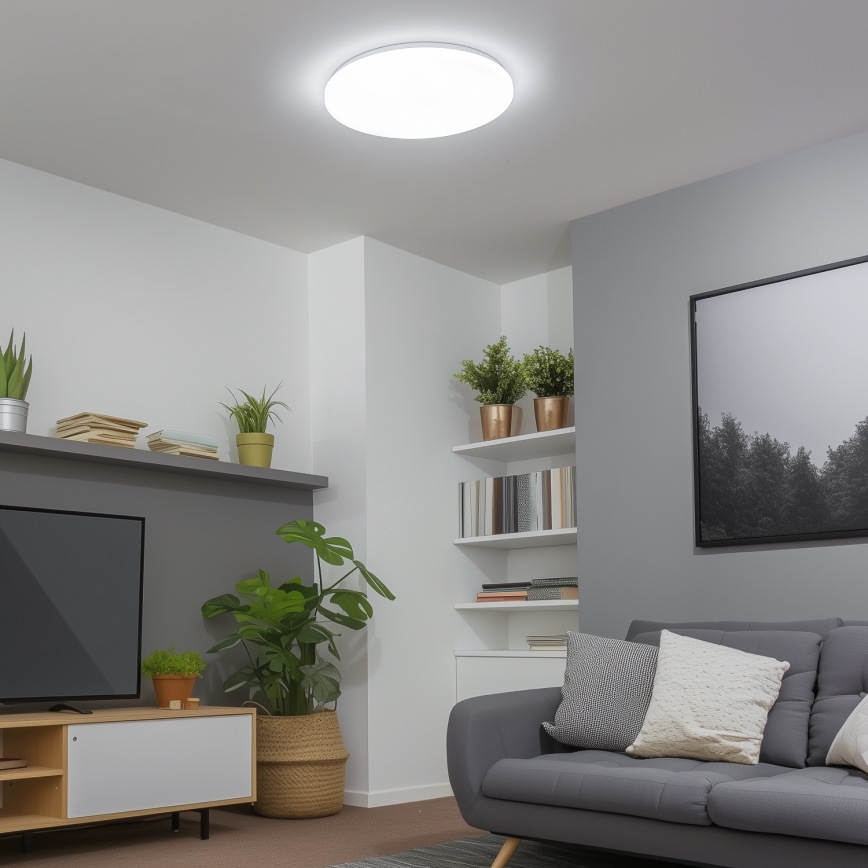 Brilagi - SMART dimmbare LED-Deckenleuchte LED/24W/230V Ø 38 cm 2700-6500K Wi-Fi Tuya + Fernbedienung