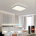 BRILAGI - Dimmbare LED-Deckenleuchte SMART LED/36W/230V 3000-6000K 45x45 cm Wi-Fi Tuya + Fernbedienung