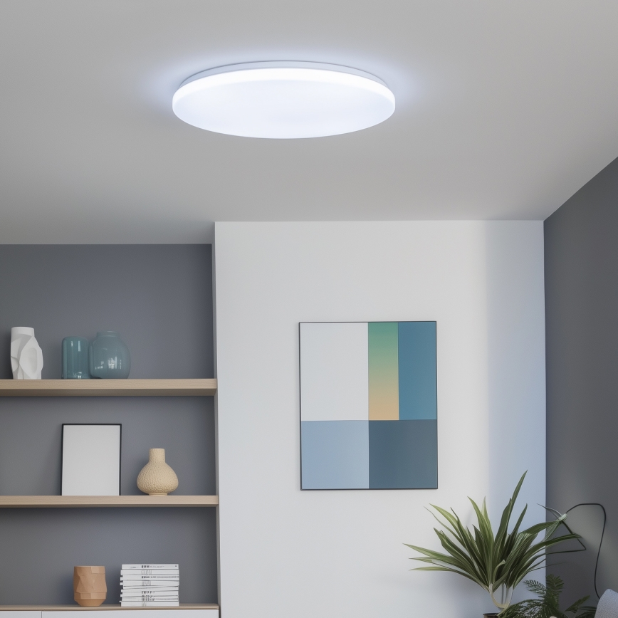 Brilagi - LED dimmbare Deckenleuchte SMART LED/36W/230V Ø 48 cm 2700-6500K Wi-Fi Tuya + Fernbedienung
