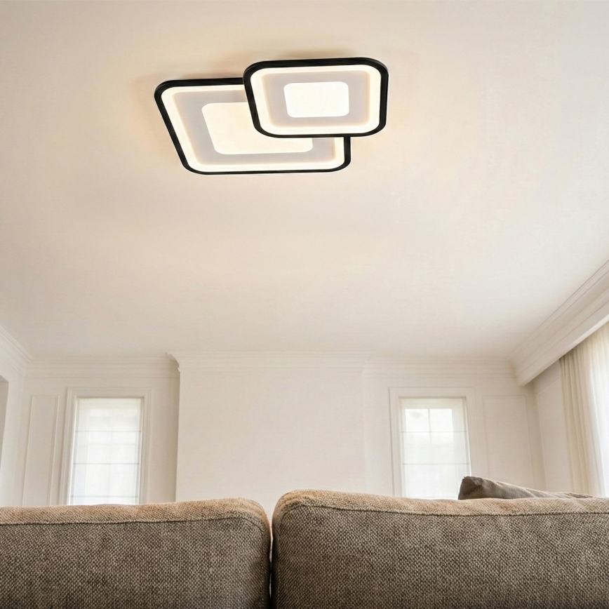 Brilagi - LED dimmbare Deckenleuchte TANDORA LED/49W/230V 50x50 cm 3000-6000K + Fernbedienung