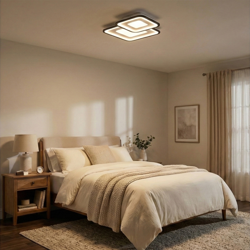 Brilagi - LED dimmbare Deckenleuchte TANDORA LED/49W/230V 50x50 cm 3000-6000K + Fernbedienung