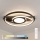 Brilagi - dimmbare LED-Deckenleuchte TWIRL LED/38W/230V 3000-6000K schwarz + Fernbedienung