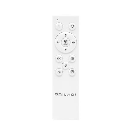 Brilagi - dimmbare LED-Deckenleuchte TWIRL LED/38W/230V 3000-6000K schwarz + Fernbedienung