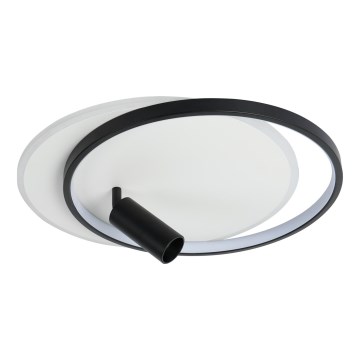 Brilagi - dimmbare LED-Deckenleuchte UNITY LED/48W/230V + 1xGU10/3W 3000-6000K 39x45 cm weiß/schwarz + Fernbedienung