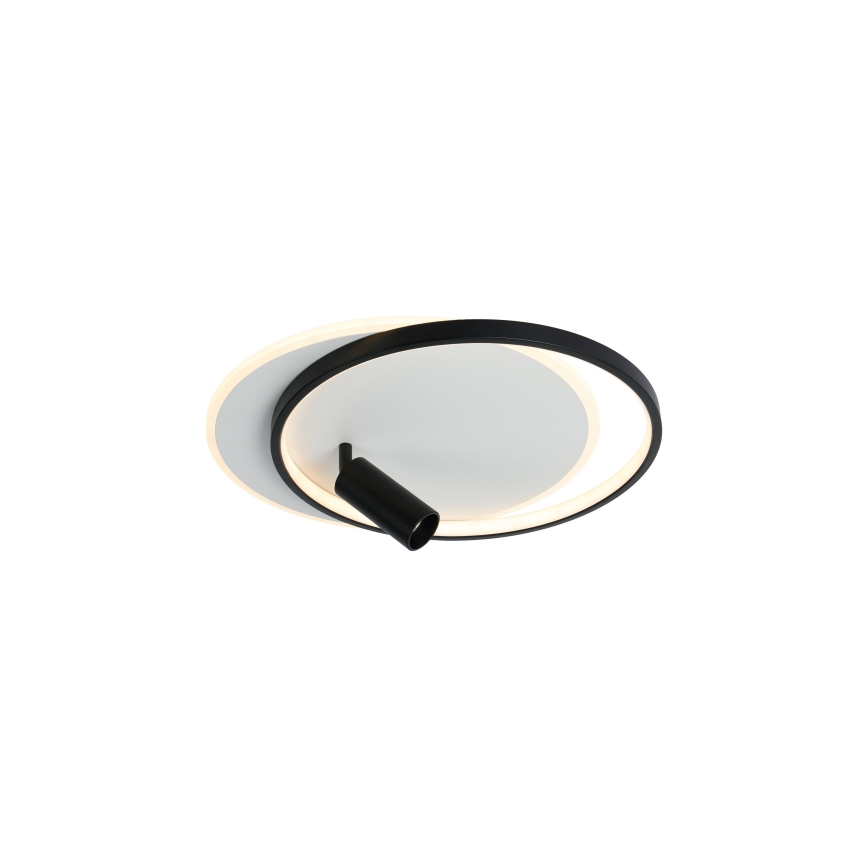 Brilagi - dimmbare LED-Deckenleuchte UNITY LED/48W/230V + 1xGU10/3W 3000-6000K 39x45 cm weiß/schwarz + Fernbedienung
