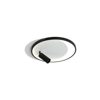 Brilagi - dimmbare LED-Deckenleuchte UNITY LED/48W/230V + 1xGU10/3W 3000-6000K 39x45 cm weiß/schwarz + Fernbedienung