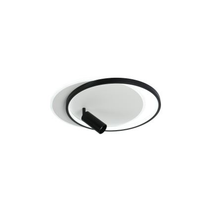 Brilagi - dimmbare LED-Deckenleuchte UNITY LED/48W/230V + 1xGU10/3W 3000-6000K 39x45 cm weiß/schwarz + Fernbedienung
