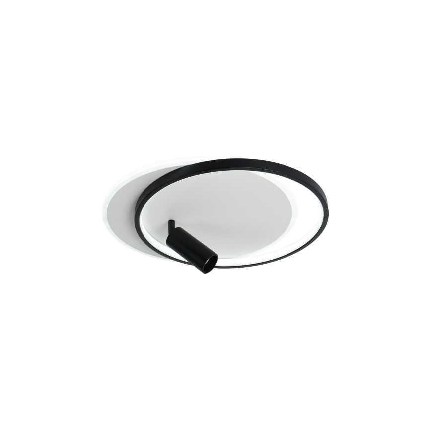 Brilagi - dimmbare LED-Deckenleuchte UNITY LED/48W/230V + 1xGU10/3W 3000-6000K 39x45 cm weiß/schwarz + Fernbedienung