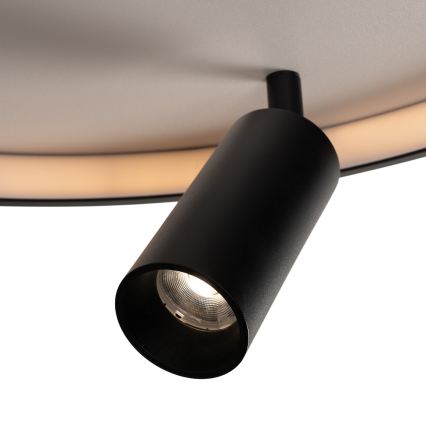 BRILAGI - dimmbare LED-Deckenleuchte UNITY LED/48W/230V + 1xGU10/3W 3000-6000K 39x45 cm weiß/schwarz + Fernbedienung