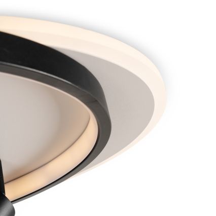 BRILAGI - dimmbare LED-Deckenleuchte UNITY LED/48W/230V + 1xGU10/3W 3000-6000K 39x45 cm weiß/schwarz + Fernbedienung