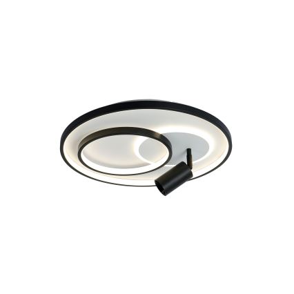 Brilagi - dimmbare LED-Deckenleuchte UNITY LED/60W/230V + 1xGU10/3W 3000-6000K Ø 50 cm weiß/schwarz + Fernbedienung