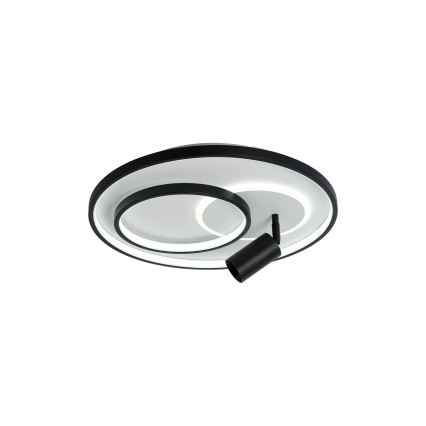 Brilagi - dimmbare LED-Deckenleuchte UNITY LED/60W/230V + 1xGU10/3W 3000-6000K Ø 50 cm weiß/schwarz + Fernbedienung