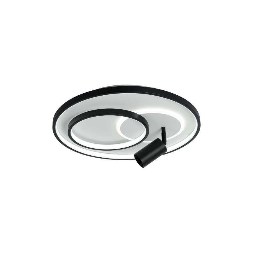 Brilagi - dimmbare LED-Deckenleuchte UNITY LED/60W/230V + 1xGU10/3W 3000-6000K Ø 50 cm weiß/schwarz + Fernbedienung