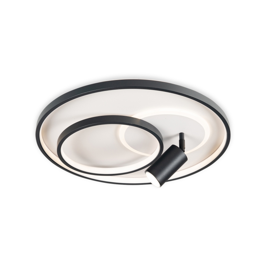 BRILAGI - dimmbare LED-Deckenleuchte UNITY LED/60W/230V + 1xGU10/3W 3000-6000K Ø 50 cm weiß/schwarz + Fernbedienung