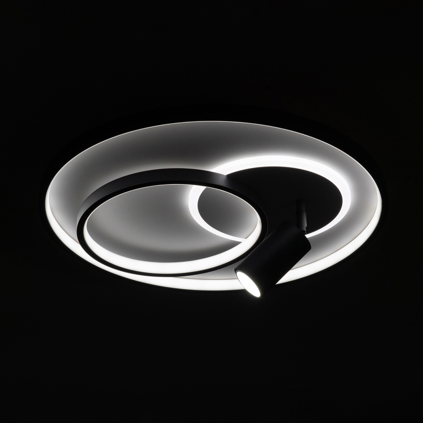 BRILAGI - dimmbare LED-Deckenleuchte UNITY LED/60W/230V + 1xGU10/3W 3000-6000K Ø 50 cm weiß/schwarz + Fernbedienung