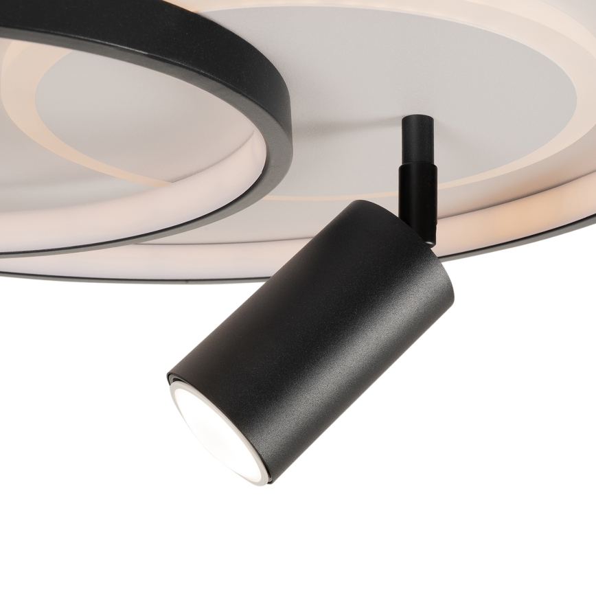 BRILAGI - dimmbare LED-Deckenleuchte UNITY LED/60W/230V + 1xGU10/3W 3000-6000K Ø 50 cm weiß/schwarz + Fernbedienung