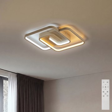 BRILAGI - Dimmbare LED-Deckenleuchte VELO LED/64W/230V 3000-6500K 48x48 cm beige + Fernbedienung