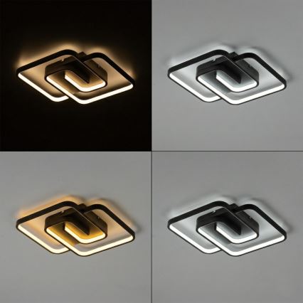 Brilagi - Dimmbare LED-Deckenleuchte VELO LED/64W/230V 3000-6500K 48x48 cm + Fernbedienung