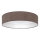 Brilagi - Dimmbare LED-Deckenleuchte VELVET SMARTIX, 24 W, 230 V, 3000–6000 K, Ø 45 cm, Braun, Wi‑Fi Tuya Beacon + Fernbedienung