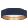 Brilagi - dimmbare LED-Deckenleuchte VELVET SMARTIX LED/24W/230V 3000-6000K Ø 45 cm blau/gold Wi-Fi Tuya Beacon + Fernbedienung