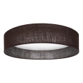 BRILAGI - dimmbare LED-Deckenleuchte VELVET SMARTIX LED/24W/230V 3000-6000K Ø 45 cm braun Wi-Fi Tuya Beacon + Fernbedienung