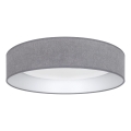 Brilagi - Dimmbare LED-Deckenleuchte VELVET SMARTIX STARS LED/36W/230V 3000-6000K Ø 55 cm grau Wi-Fi Tuya Beacon + Fernbedienung