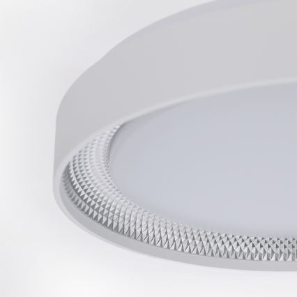 Brilagi - dimmbare LED-Deckenleuchte WALDO LED/48W/230V 3000-6500K Ø 40 cm weiß/silber + Fernbedienung
