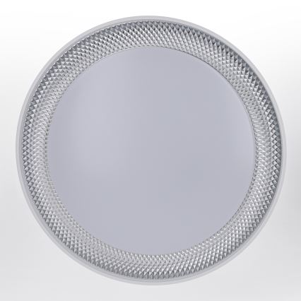 Brilagi - dimmbare LED-Deckenleuchte WALDO LED/48W/230V 3000-6500K Ø 40 cm weiß/silber + Fernbedienung