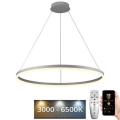 Brilagi - dimmbare LED-Hängeleuchte an Kabel CIRCLE LED/55W/230V 3000-6500K Ø 80 cm weiß + Fernbedienung