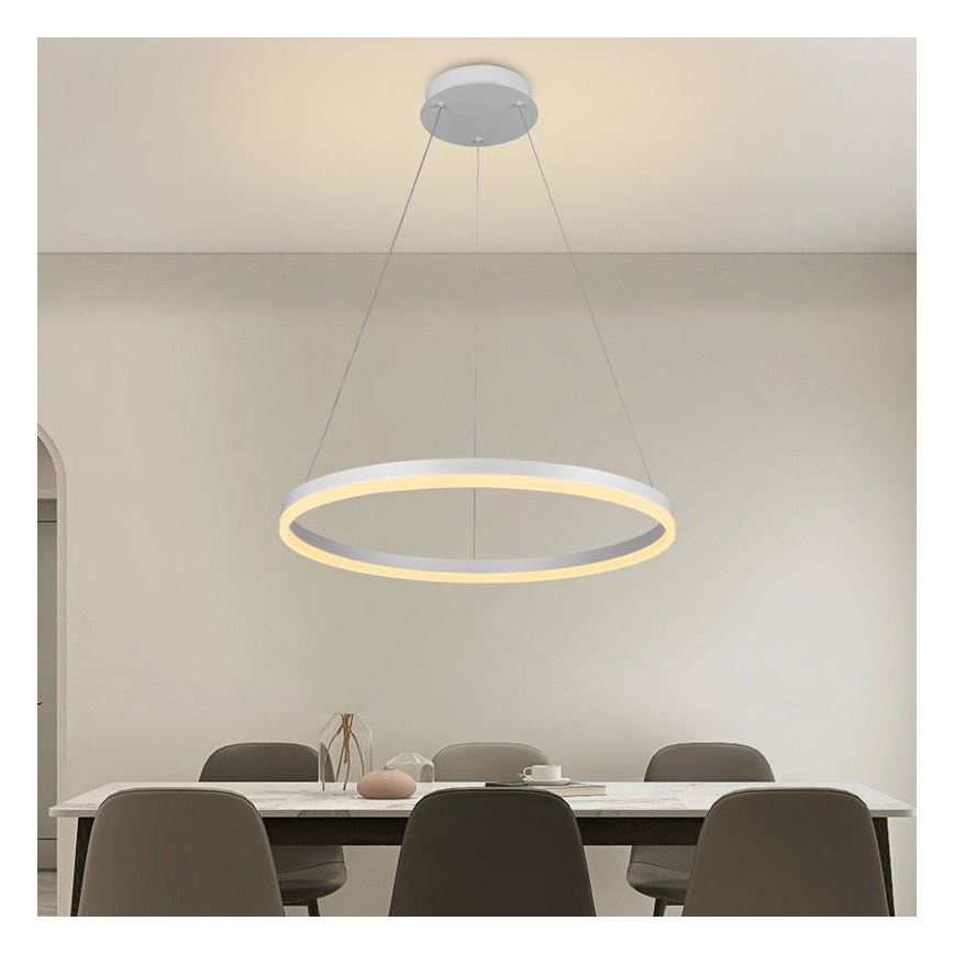 Brilagi - Dimmbare LED-Hängeleuchte an Schnur CIRCLE LED/42W/230V 3000-6500K + Fernbedienung